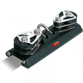 RC13013  Series 30 Traveller Car, 220mm, Shackle, 4 Control Sheaves 