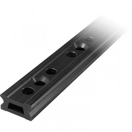 RC1420-1.0  Series 42 Track, Black, 996 mm M10 CSK fastener holes. Pitch=100mm Stop hole pitch=50mm