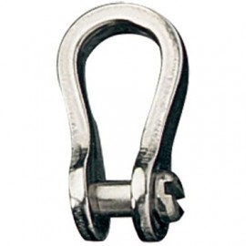 RF614  Shackle, Narrow, Slotted Pin 3/16 Inch, L:19mm, W:8mm